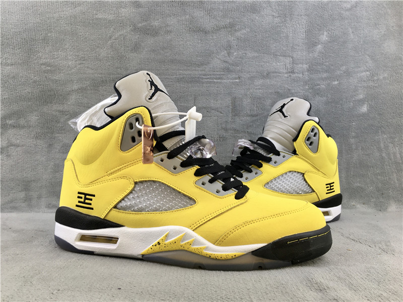 2020 Air Jordan 5 Retro Tokyo 23 Yellow Black